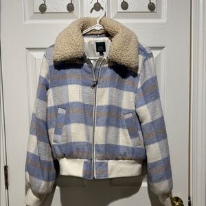 Wild Fable Cozy Shearling Collar Jacket